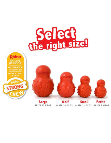 NYLABONE STRONG CHEW CONO 3 EN 1 RELLENABLE CONGELABLE SABOR TOCINO (TALLA XS)