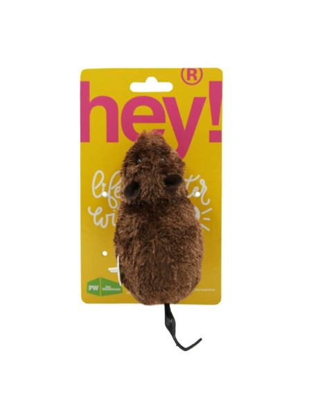 HEY! JUGUETE RATON A CUERDA 7x15 CM