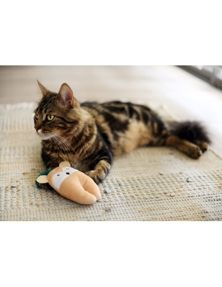 BRNX JUGUETE GATO MAXI ZORRO MAPACHE 19,5 CM