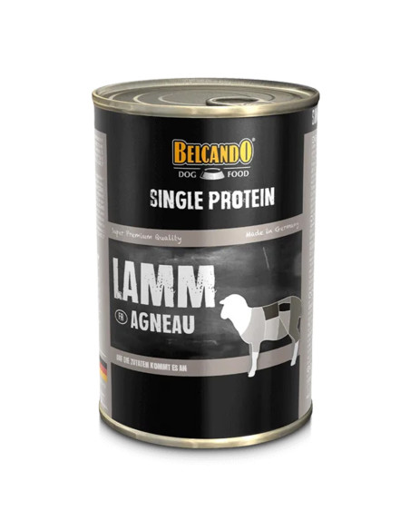 BELCANDO LATAS SINGLE PROTEIN CORDERO 400 GR X 6 UNID