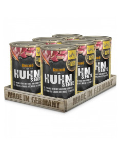 BELCANDO LATAS POLLO CON PATO MIJO ZANAHORIA 400 GR X 6 UNID