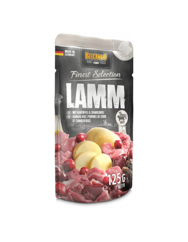 BELCANDO SOBRES CORDERO Y PATATAS CON ARANDANO 125 GR X 12 UNID