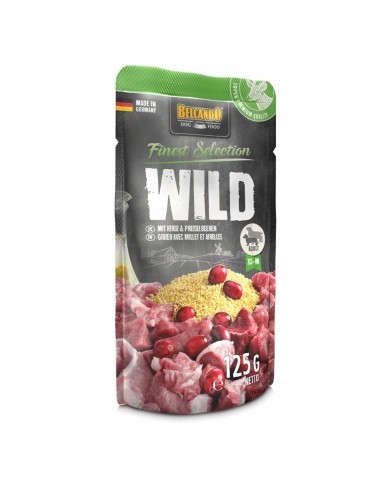 BELCANDO SOBRES VENADO CON MIJO Y ARANDANO 125 GR X 12 UNID