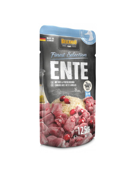 BELCANDO SOBRES PATO CON ARROZ Y ARANDANO 125 GR X 12 UNID