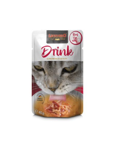 LEONARDO DRINK BEEF 40 GR X 20 UNIDADES