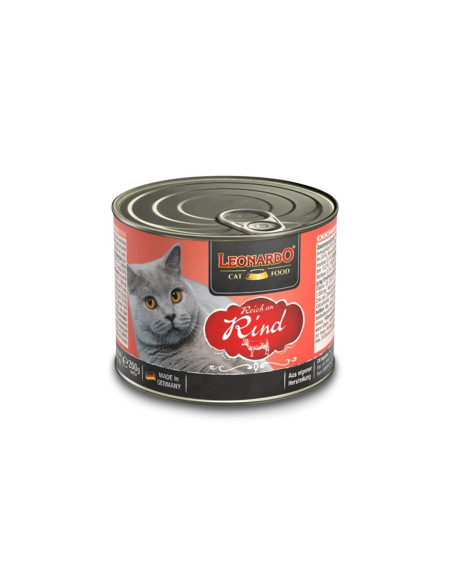 LEONARDO LATAS QUALITY SELECTION TERNERA 200 GR X 6 UNID