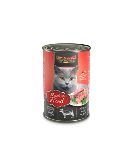 LEONARDO LATAS QUALITY SELECTION TERNERA 400 GR X 6 UNID
