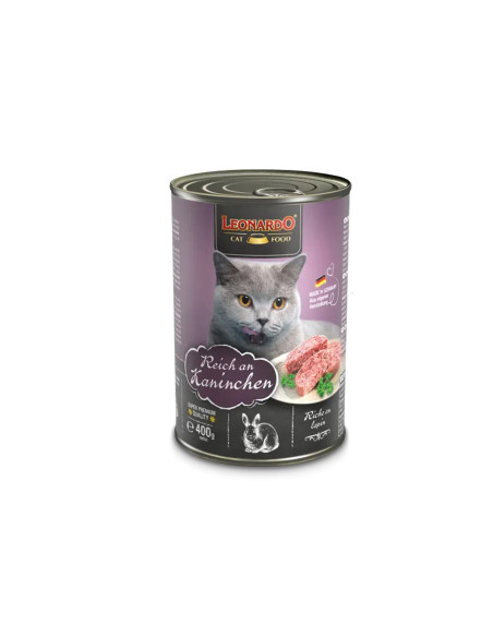 LEONARDO LATAS QUALITY SELECTION CONEJO 400 GR X 6 UNID