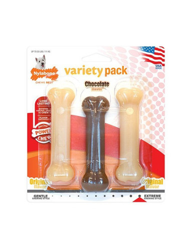 NYLABONE JUGUETE RESISTENCIA TRI-PACK