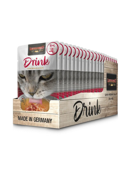 LEONARDO DRINK BEEF 40 GR X 20 UNIDADES