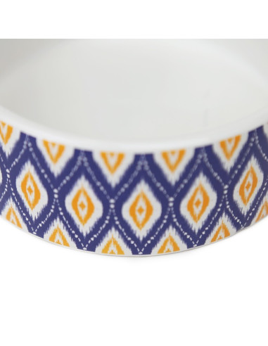 BRNX PLATO DE CERÁMICA VINTAGE AZUL TALLA L