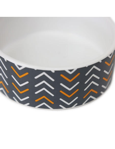 BRNX PLATO CERÁMICA MINIMALISTA NEGRO TALLA S