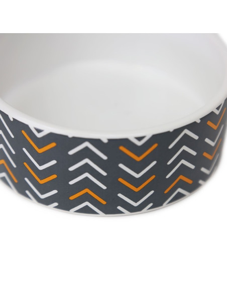 BRNX PLATO CERÁMICA MINIMALISTA NEGRO TALLA M