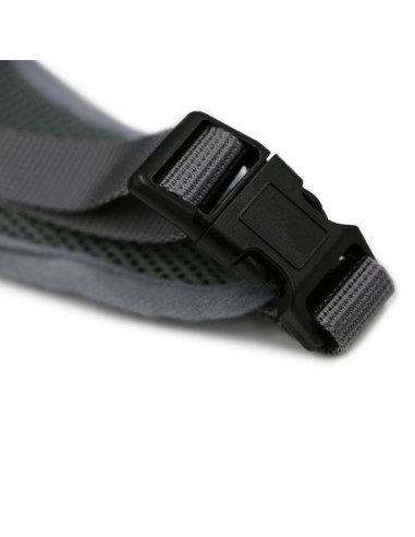 HEY! ARNÉS GRIS OUTDOOR RESPIRABLE PARA MASCOTAS TALLA M