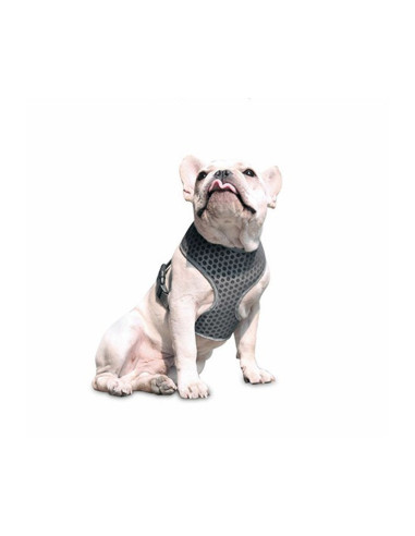 HEY! ARNÉS GRIS OUTDOOR RESPIRABLE PARA MASCOTAS TALLA M