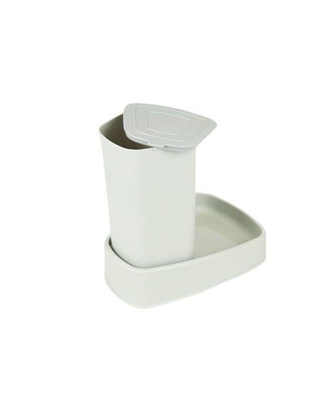 BRNX PLATO ALIMENTADOR DESIGN GRIS 32,5x20x31 CM