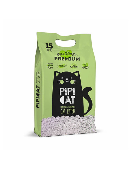 PIPICAT ARENA SANITARIA DE 15 KILOS AROMA LAVANDA