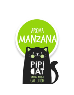 PIPICAT ARENA SANITARIA DE 15 KILOS AROMA MANZANA 2