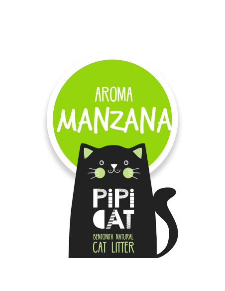 PIPICAT ARENA SANITARIA DE 15 KILOS AROMA MANZANA
