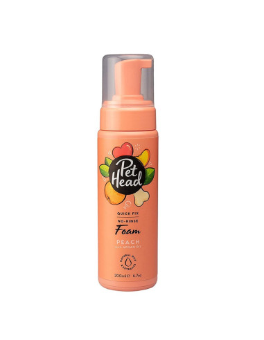 PET HEAD QUICK FIX SHAMPOO EN SECO DE DURAZNO 200 ML