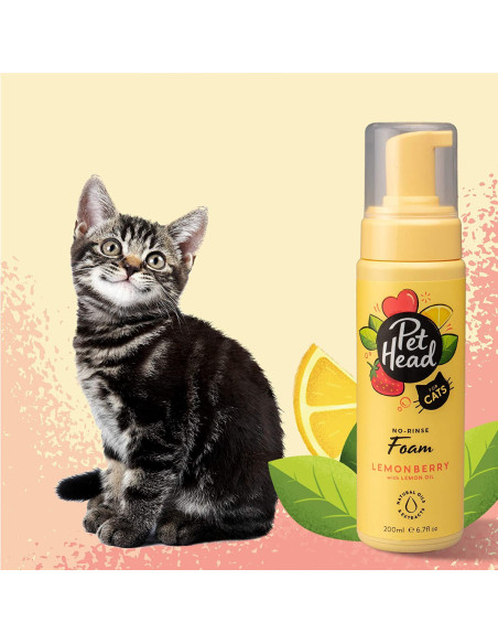 PET HEAD FELIN' GOOD SHAMPOO EN SECO PARA GATOS 200 ML
