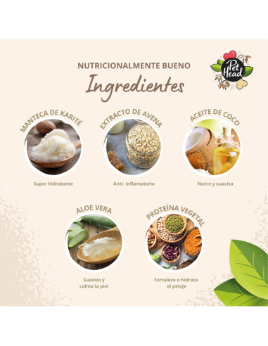 PET HEAD ON ALL PAWS MANTEQUILLA DE AVENA PARA PATAS 40 G