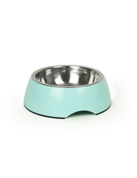 BRNX PLATO MELAMINA + INOX CELESTE S 10 CM