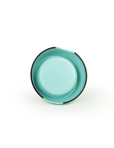 BRNX PLATO MELAMINA + INOX CELESTE S 10 CM
