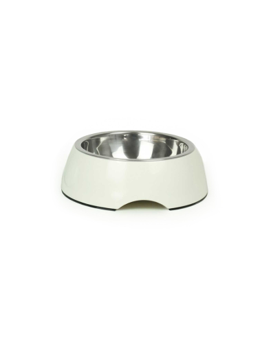 BRNX PLATO MELAMINA + INOX BLANCO S 10 CM