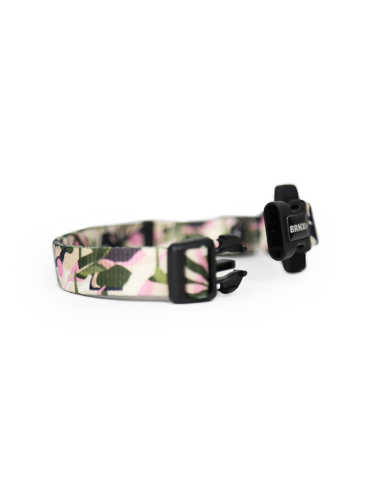 BRNX COLLAR L FOREST PINK 45-65 CM