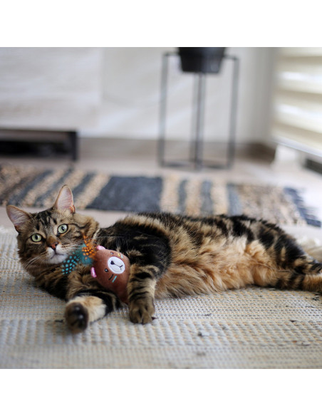 BRNX JUGUETE GATO MAXI TOY OSO BOHO 21 CM