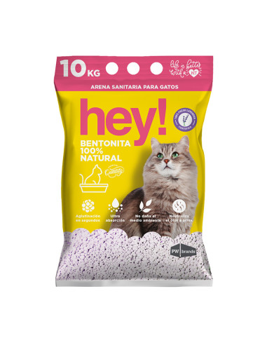 HEY! ARENA 10KG AROMA LAVANDA MANGA 2 UNIDADES