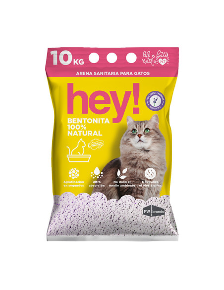 HEY! ARENA 10KG AROMA LAVANDA MANGA 2 UNIDADES