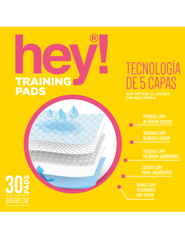 HEY! 60X58 SABANILLAS 30 UNIDADES