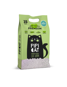 PIPICAT ARENA SANITARIA DE 15 KILOS AROMA MENTA