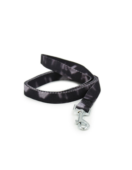 HEY! CORREA PERRO PURPURA/NEGRO 123 CM