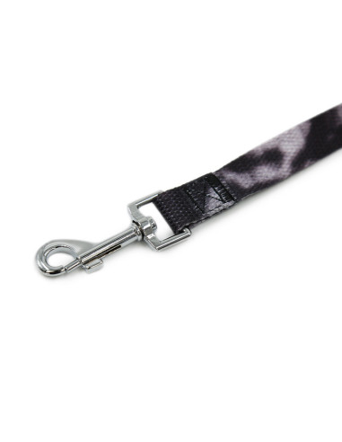 HEY! CORREA PERRO PURPURA/NEGRO 123 CM