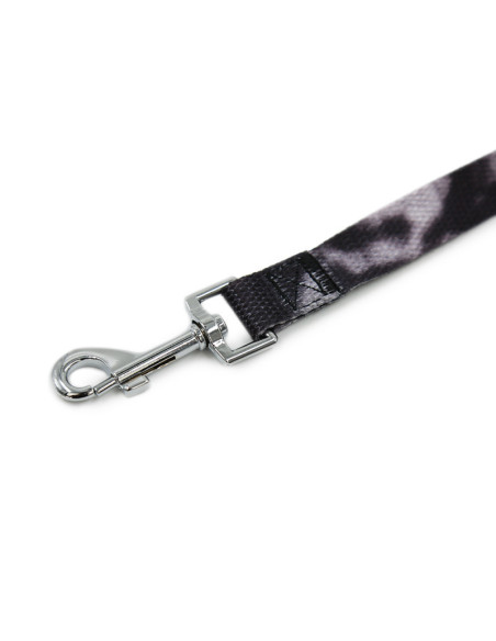 HEY! CORREA PERRO PURPURA/NEGRO 123 CM