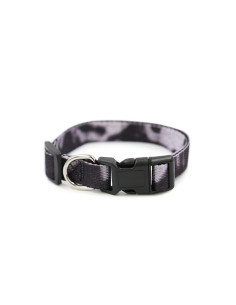 HEY! COLLAR PERRO FIBRA PURPURA/NEGRO 53,5 CM