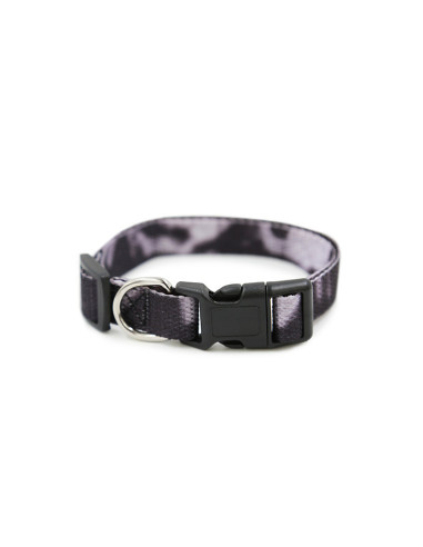 HEY! COLLAR PERRO FIBRA PURPURA/NEGRO 53,5 CM