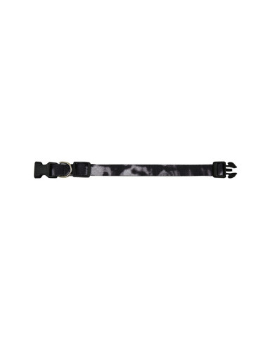 HEY! COLLAR PERRO FIBRA PURPURA/NEGRO 53,5 CM