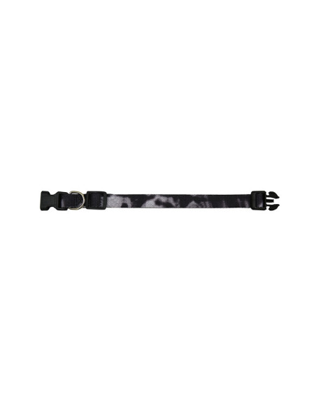 HEY! COLLAR PERRO FIBRA PURPURA/NEGRO 53,5 CM