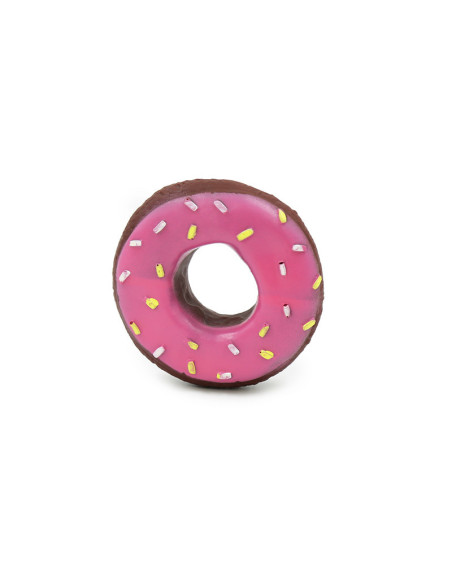 HEY! JUGUETE DONUT CON SONIDO PARA PERROS 9,5x9,5x3 CM
