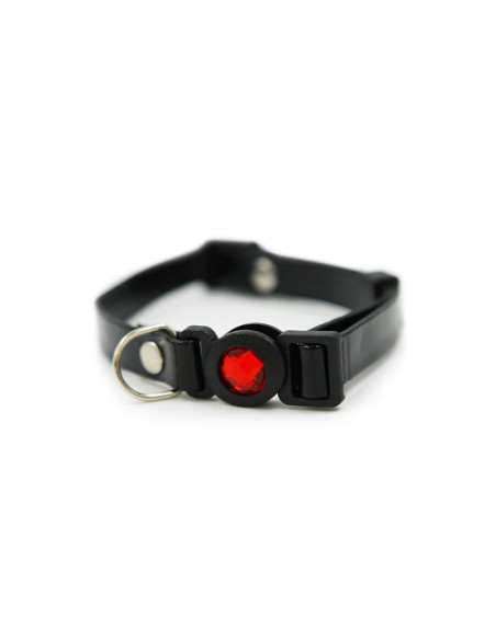 HEY! COLLAR PARA GATOS NEGRO 20-32 CM