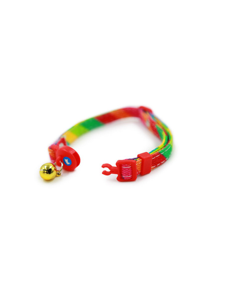 HEY! COLLAR GATOS ARCOIRIS 20-32 CM