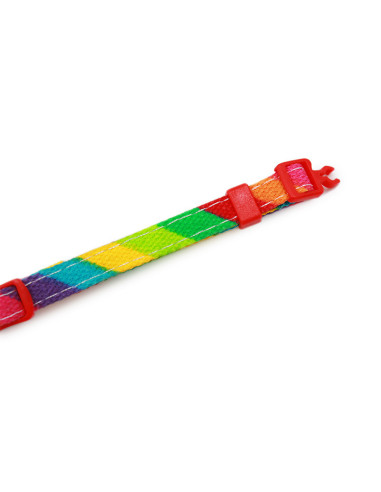 HEY! COLLAR GATOS ARCOIRIS 20-32 CM