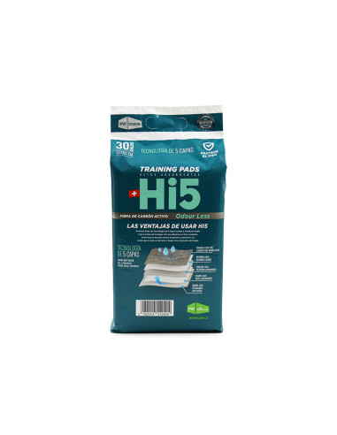 HI5 60x60 SABANILLAS CARBON ACTIVADO 30 UNIDAD