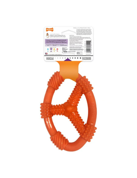 NYLABONE STRONG CHEW JUGUETE FLEXI CHEW ANILLO OVAL FLEXIBLE TALLA M