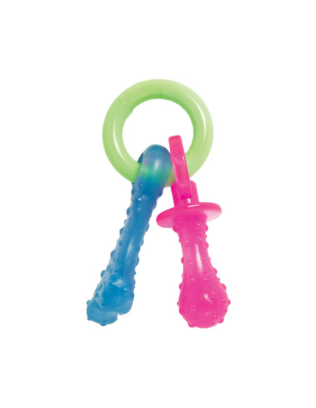 NYLABONE JUGUETE NYLON PUPPY CHEW DENTICIÓN TALLA S