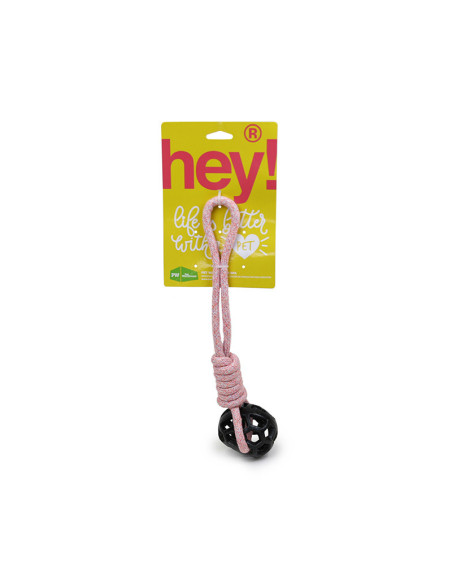 HEY! JUGUETE PERRO CUERDA BOLA 35,5 CM